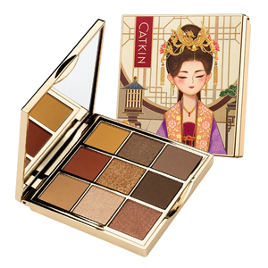 Sunset Eyeshadow Palettes, Matte and Shimmer 9-Color