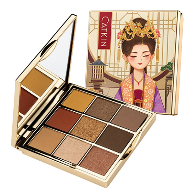 Sunset Eyeshadow Palettes, Matte and Shimmer 9-Color