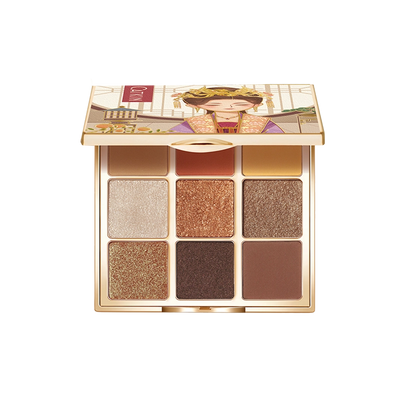 Sunset Eyeshadow Palettes, Matte and Shimmer 9-Color