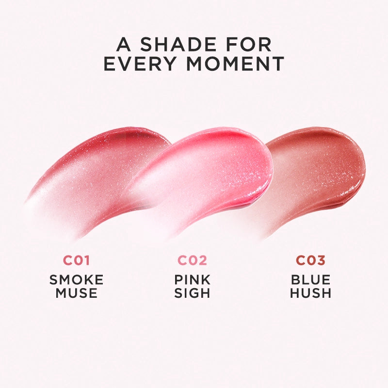 (C01) Smoke Muse, (C02) Pink Sigh, (C03) Blue Hush