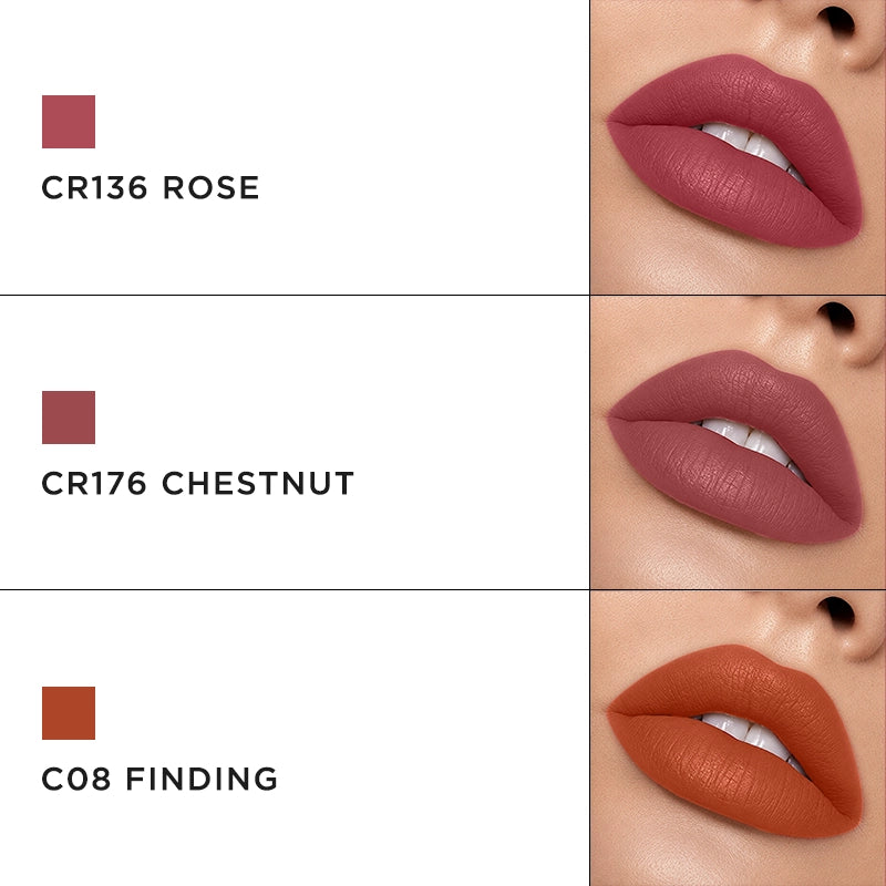 (CR176) Chestnut, (CR136) Rose, (C08) Finding