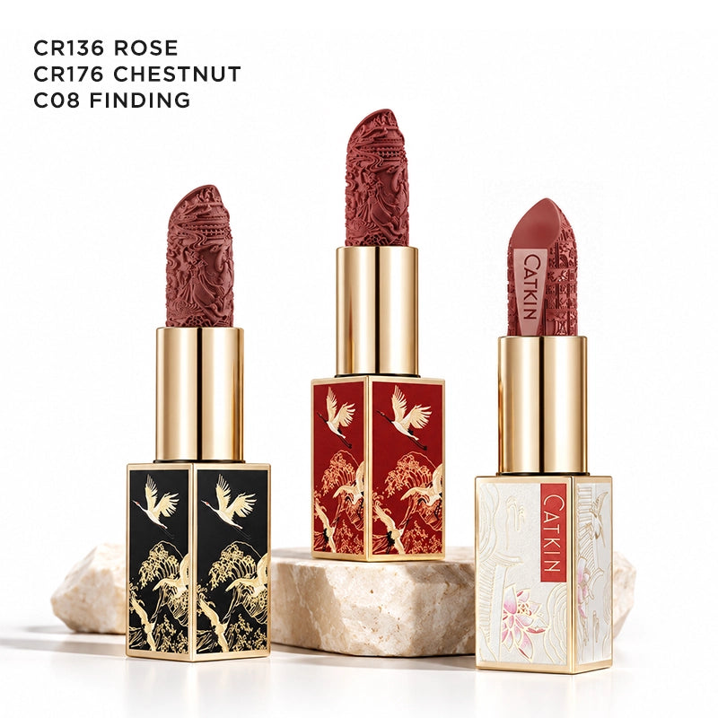 (CR176) Chestnut, (CR136) Rose, (C08) Finding